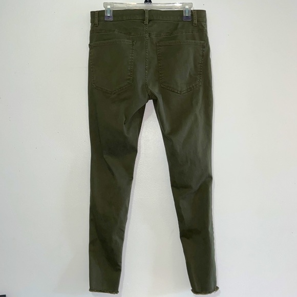 Women’s Army Green Jeans | Express | Size 10 - Picture 3 of 11